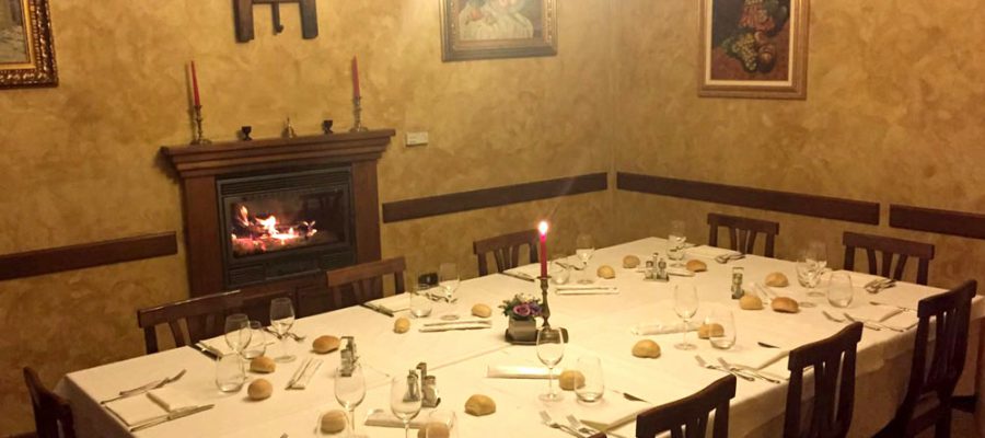 sala con camino