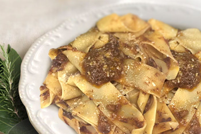 pappardelle lepre salmì